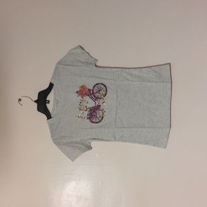 Nalie collection enjoy the ride sequin shirt sleeve shirt size s/m nwt